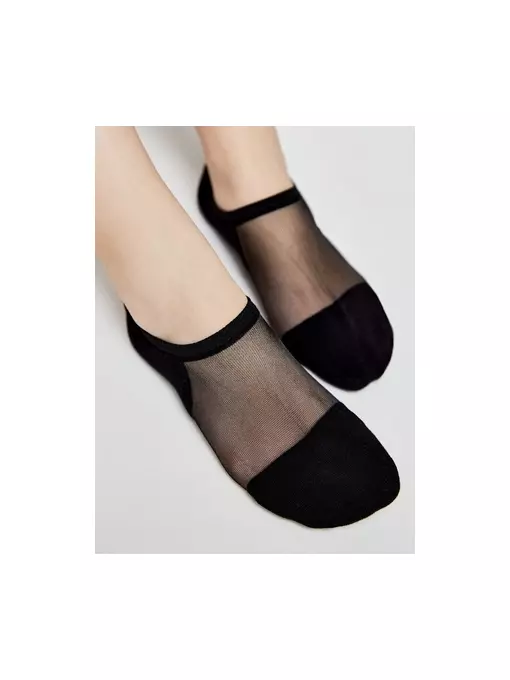 Носки женские ультракороткие conte active 000 черный, 18С-4/1СП, 38-39 (25), CONTE ELEGANT,  - 2