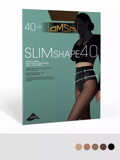 Корректирующие колготки omsa slim shape 40 lola, SLIM SHAPE 40, 3, OMSA,  - 2