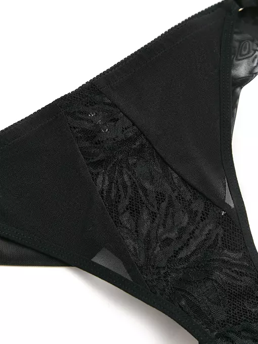 Трусы бразилиана со средней линией талии conte mystery garden lbr 3117 black, 24С-3158ТСП, 102/L, CONTE ELEGANT,  - 4