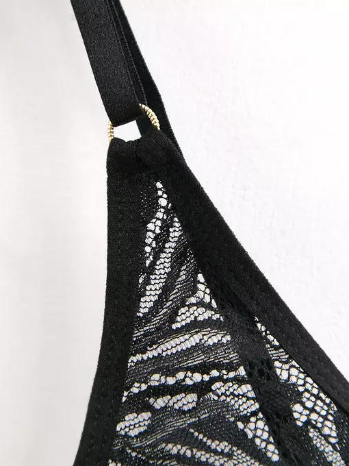 Бюстье с треугольными чашками conte mystery garden lbe 3113 black, 24С-3154ТСП, 170-92/M, CONTE ELEGANT,  - 7