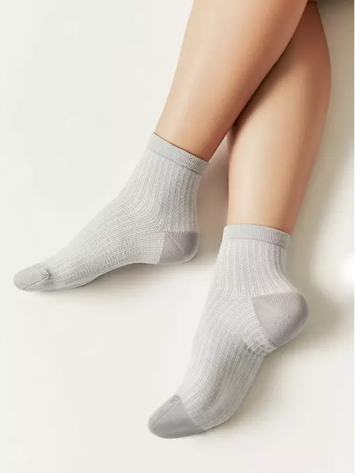 Носки короткие вискозные conte active 704 серый, 24С-75СП, 36-38 (23-25), CONTE ELEGANT,  - 4