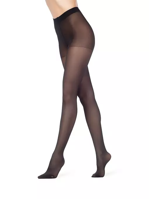 Матовые колготки с шортиками oda 40 elegance nero, ODA 40 Elegance, 3, FILODORO,  - 2