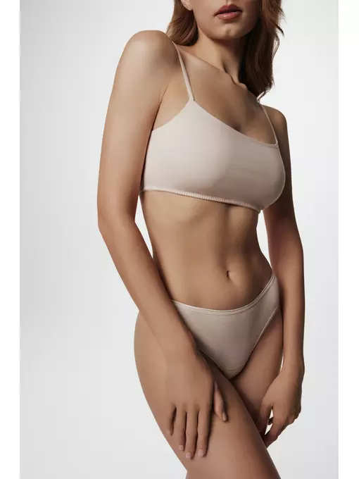 Бюстье женское из хлопка lbe 2017.1 conte basic collection natural, 21С-1970ТСП, 170-88/S, CONTE ELEGANT,  - 2