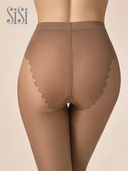 Колготки прозрачные эластичные sisi style 20 miele, STYLE 20, 2, SISI,  - 4