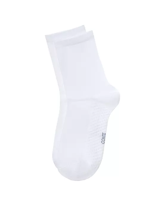 Носки женские (массажный эффект) conte classic 627 белый, 24С-88СП, 38-41 (25-27), CONTE ELEGANT,  - 3