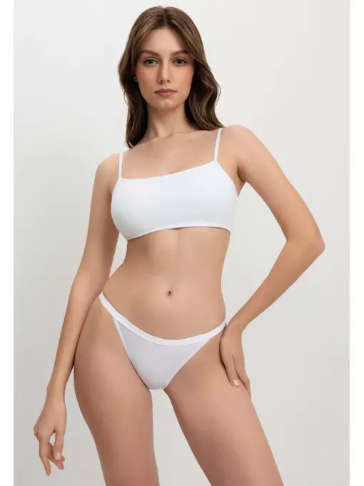 Трусы «танга» conte comfort cotton lta 5570 white, 24С-3258ТСП, 106/XL, CONTE ELEGANT,  - 1
