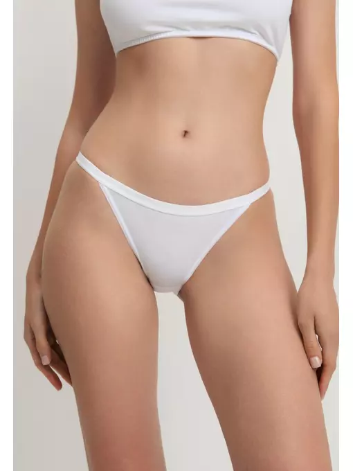 Трусы «танга» conte comfort cotton lta 5570 white, 24С-3258ТСП, 102/L, CONTE ELEGANT,  - 2