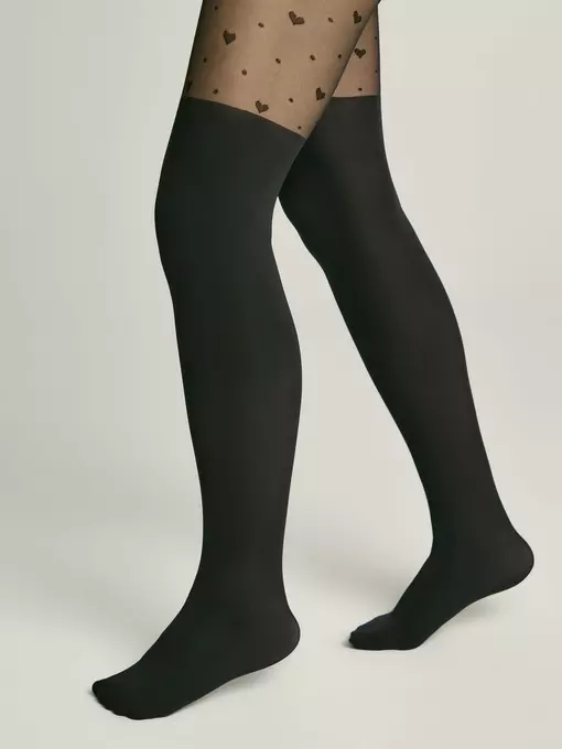 Колготки детские полиамидные sweet girl nero, 24С-172СП, 116-122, CONTE ELEGANT,  - 3
