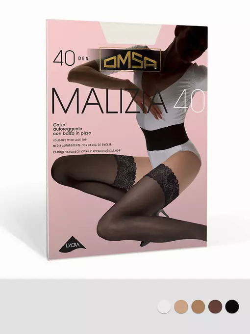 Эластичные чулки omsa malizia 40 daino, MALIZIA 40 (чулки), 2, OMSA,  - 2