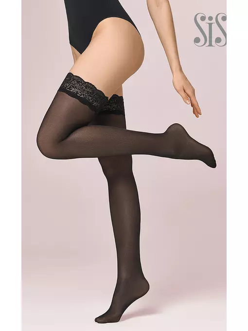 Чулки женские sisi queen 20 nero, QUEEN 20 (чулки), 2, SISI,  - 2
