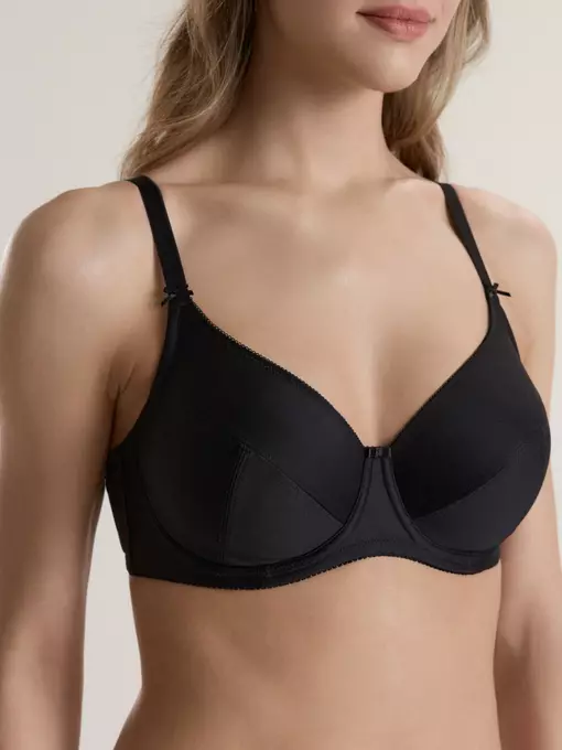 Бюстгальтер на косточках naturel rb6237 черный, 24С-0042КСП, 85E, CONTE ELEGANT,  - 1