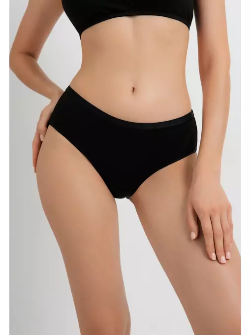 Трусы «бикини» comfort cotton lb 5572 black, 24С-3260ТСП, 102/L, CONTE ELEGANT,  - 2