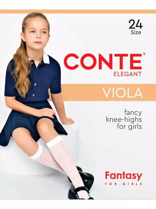 Гольфы детские viola nero, 24С-173СП, 22, CONTE ELEGANT,  - 2