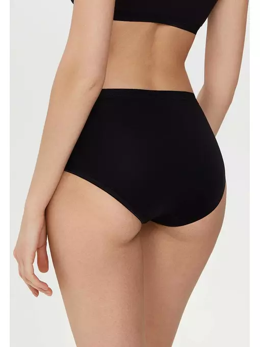 Трусы женские "слипы" высокой посадки basic collection lb 2016 black, 20С-1056ТСП, 118/4XL, CONTE ELEGANT,  - 2