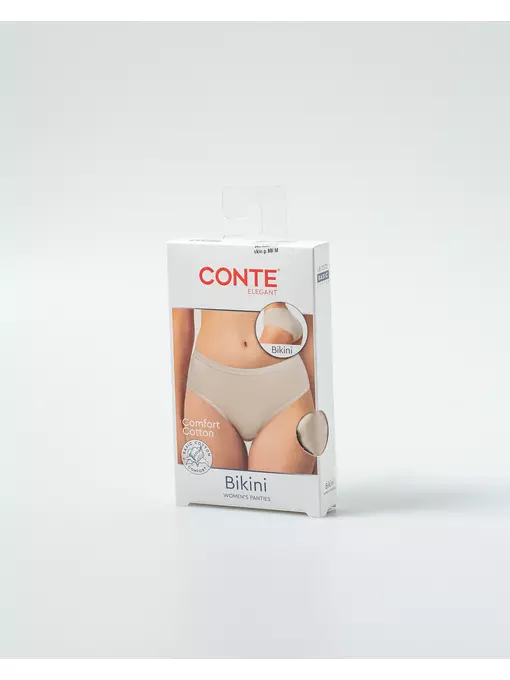 Трусы бикини comfort cotton lb 5572 skin, 24С-3260ТСП, 110/XXL, CONTE ELEGANT,  - 5