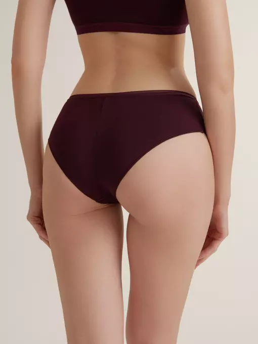 Трусы женские "хипстер" conte basic collection lhp 2003 bordo, 19С-991ТСП, 98/M, CONTE ELEGANT,  - 4