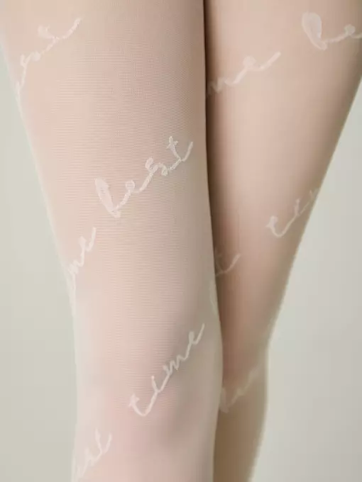 Детские колготки с рисунком «time best» grace bianco, 24С-170СП, 152-158, CONTE ELEGANT,  - 3