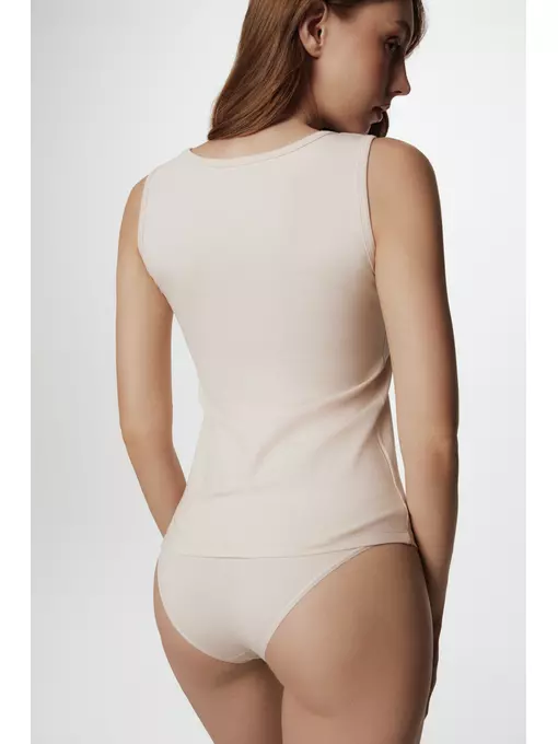 Майка женская basic collection lm 2020 natural, 20С-1060ТСП, 170-92/M, CONTE ELEGANT,  - 5