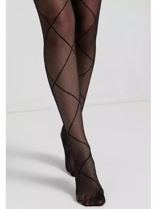 Колготки с имитацией шнуровки conte galerie nero, 20С-89СП, 2, CONTE ELEGANT,  - 3