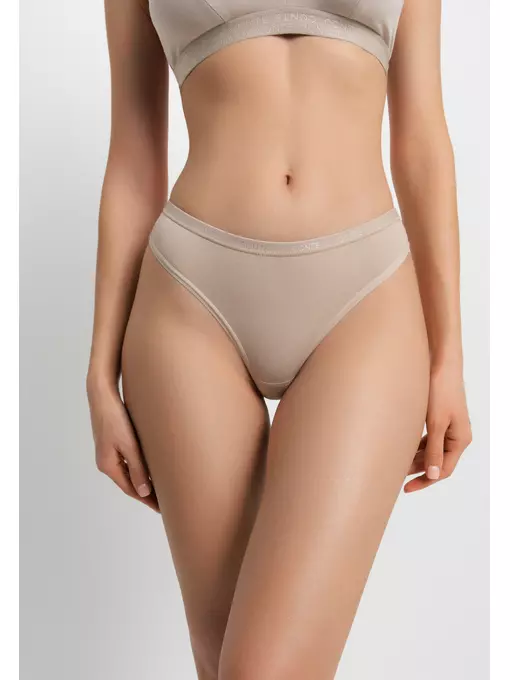 Трусы-стринги comfort cotton lst 5569 skin, 24С-3257ТСП, 90/XS, CONTE ELEGANT,  - 1