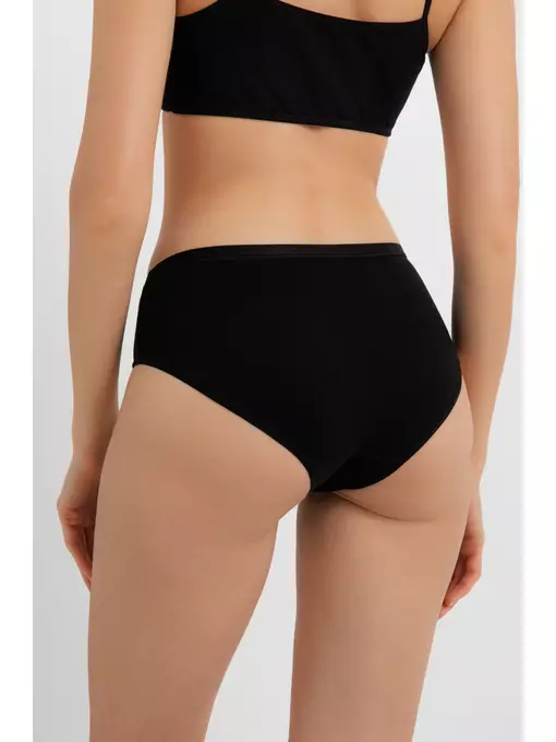 Трусы «бикини» comfort cotton lb 5572 black, 24С-3260ТСП, 102/L, CONTE ELEGANT,  - 5