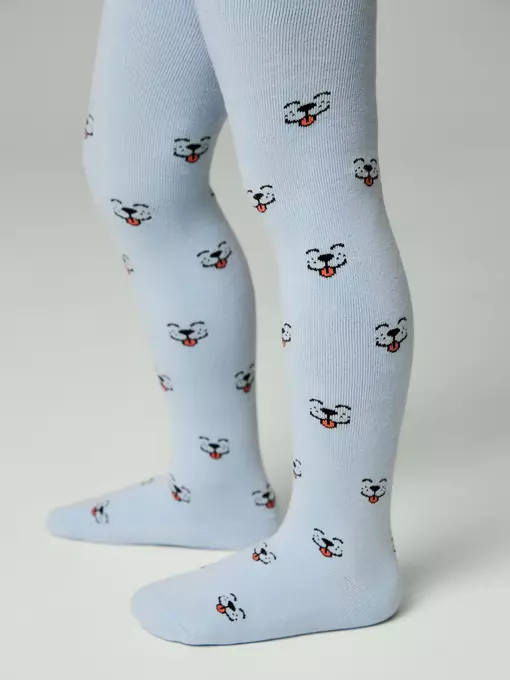 Колготки детские sof-tiki 703 голубой, 7С-38СП, 92-98 (14), CONTE-KIDS,  - 1
