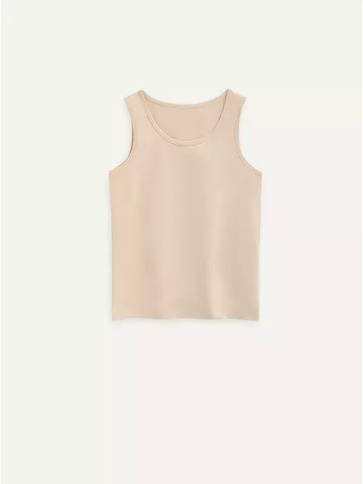 Майка для девочки conte basic collection dm 5102 natural, 24С-3387ДТСП, 140-146,76, CONTE ELEGANT,  - 1