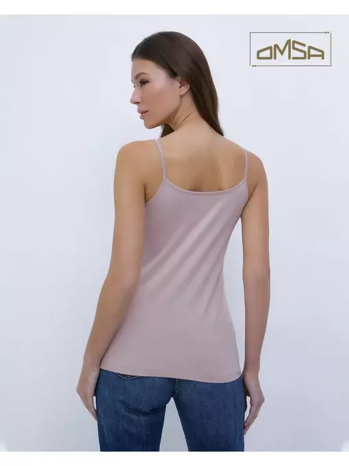 Майка "топ" женская omsa 1001 beige, , 46 (M), OMSA, - 2