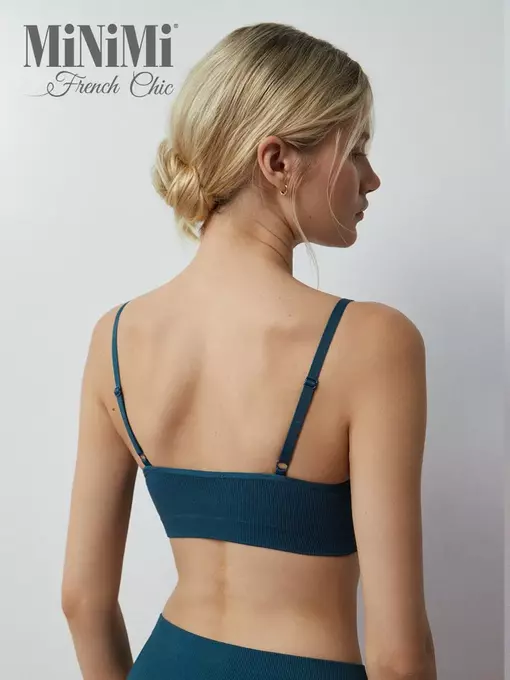Топ на тонких бретелях с вкладышами minimi 1011s french chic oceania, , 46/48 (m/l), MINIMI, - 4