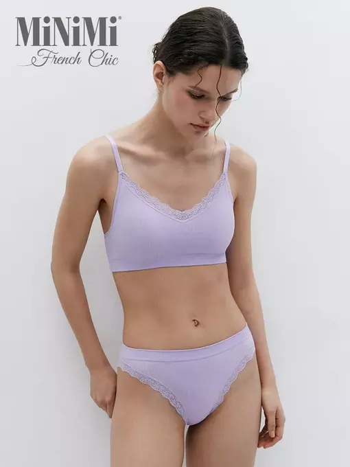 Топ на тонких бретелях minimi 1011s french chic lilla, , 44/46 (s/m), MINIMI, - 2