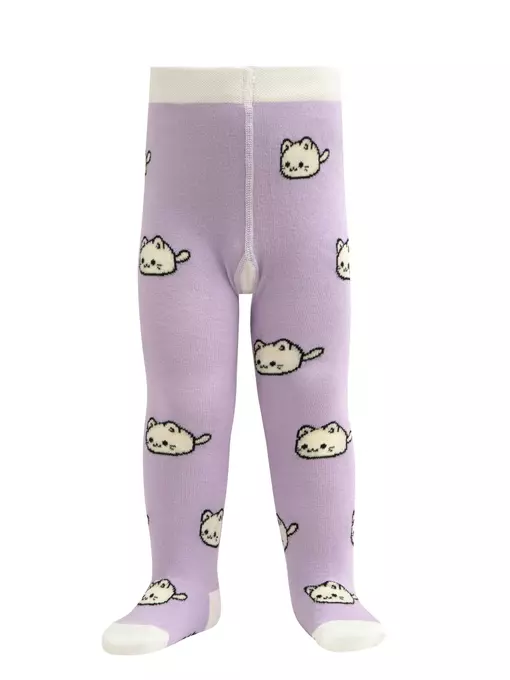 Колготки детские tip-top 704 сиреневый, 4С-01СП, 80-86 (14), CONTE-KIDS,  - 2