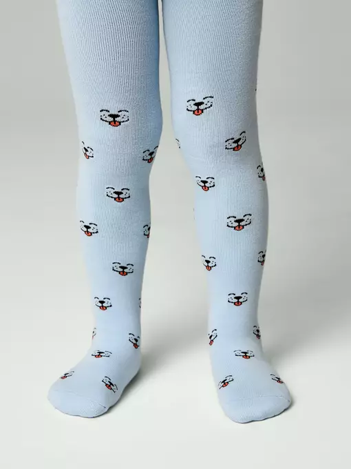 Колготки детские sof-tiki 703 голубой, 7С-38СП, 92-98 (14), CONTE-KIDS,  - 2