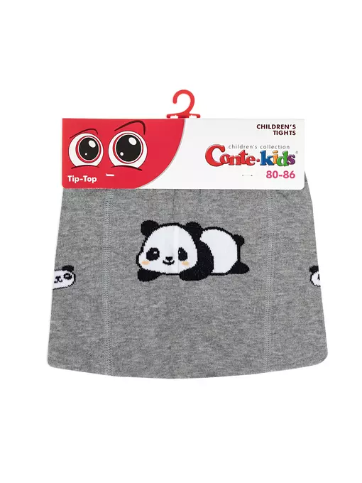 Колготки детские tip-top 709 серый, 4С-01СП, 80-86 (14), CONTE-KIDS,  - 3