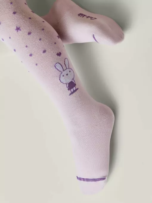 Колготки детские tip-top 677 светло-розовый, 4С-03СП, 104-110 (16), CONTE-KIDS,  - 4