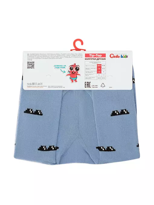 Колготки детские conte-kids tip-top 708 светлый джинс, 4С-01СП, 80-86 (14), CONTE-KIDS,  - 4