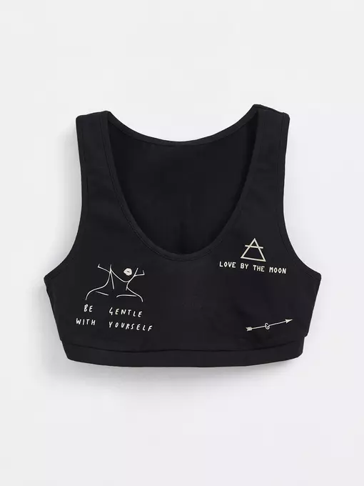 Бюстье с тату-рисунками conte tattoo style lbe 1481 black, 20С-1472ТСП, 170-96/L, CONTE ELEGANT,  - 1