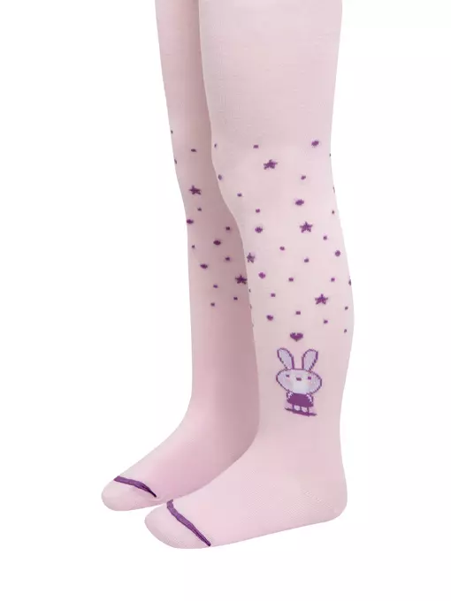 Колготки детские tip-top 677 светло-розовый, 4С-03СП, 104-110 (16), CONTE-KIDS,  - 5