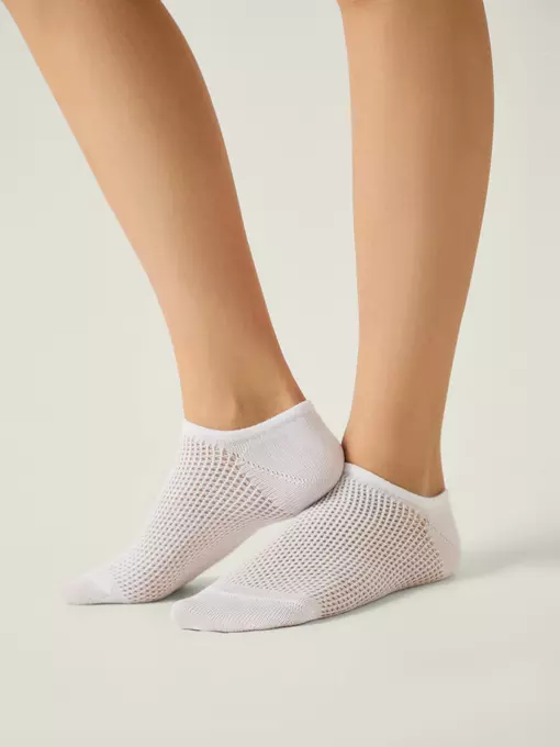 Ультракороткие носки conte active 618 белый, 24С-76СП, 36-38 (23-25), CONTE ELEGANT,  - 2