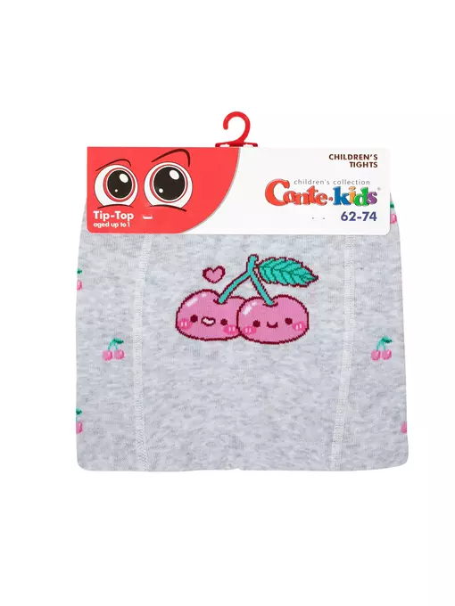 Колготки детские tip-top 705 светло-серый, 4С-01СП, 62-74 (12), CONTE-KIDS,  - 3