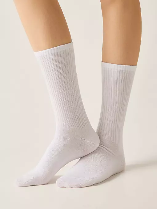 Удлинённые носки conte active 710 белый, 20С-20СП, 36-38 (23-25), CONTE ELEGANT,  - 2