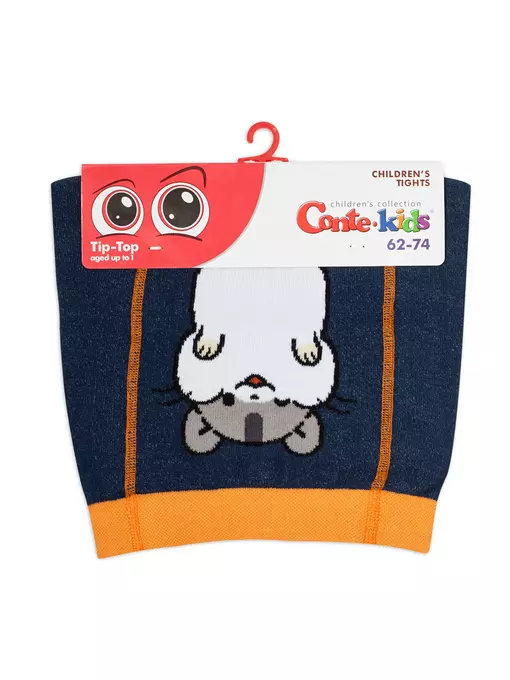 Колготки детские tip-top 706 темно-синий, 4С-01СП, 80-86 (14), CONTE-KIDS,  - 3