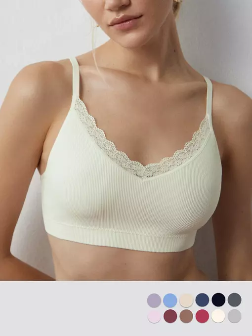 Топ на тонких бретелях с вкладышами minimi 1011s french chic avorio, , 44/46 (s/m), MINIMI, - 1