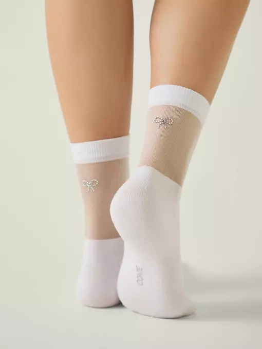 Носки женские conte classic 683 белый, 24С-178/1СП, 39-41 (25-27), CONTE ELEGANT,  - 1