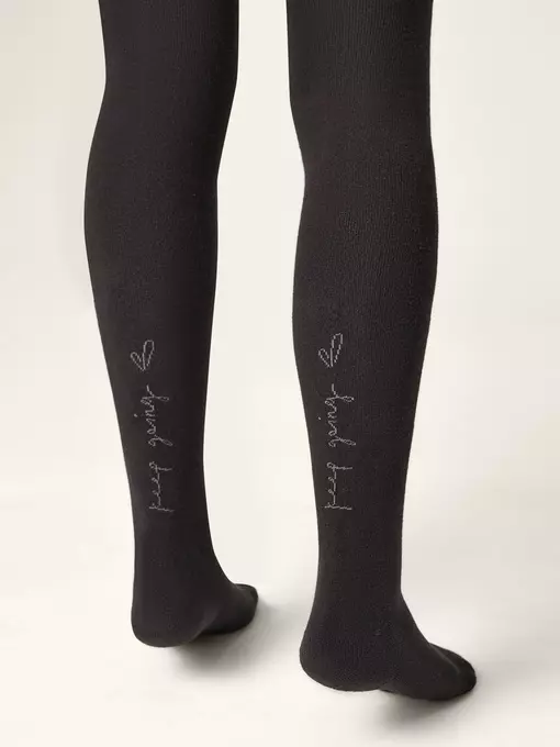 Колготки махровые conte-kids sof-tiki 700 черный, 7С-38СП, 140-146 (22), CONTE-KIDS,  - 2