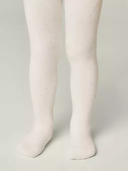 Теплые колготки для девочек sof-tiki 699 молочный, 7С-38СП, 116-122 (18), CONTE-KIDS,  - 2