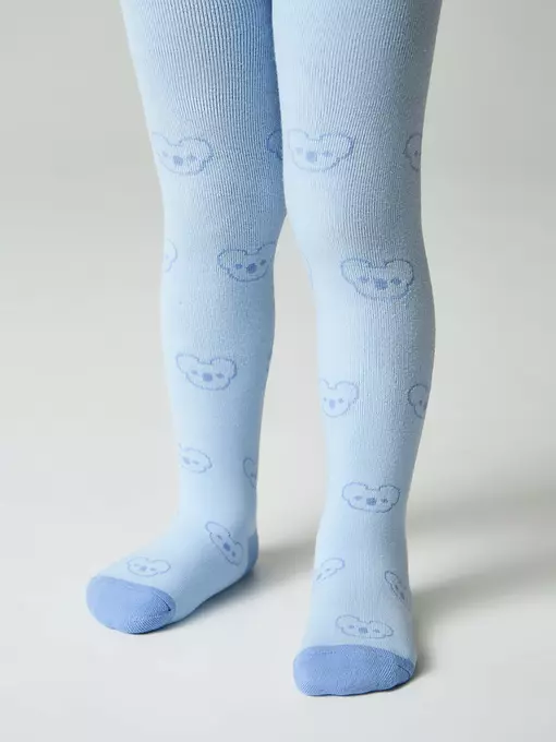 Колготки махровые conte-kids sof-tiki 697 голубой, 7С-38СП, 62-74 (12), CONTE-KIDS,  - 1