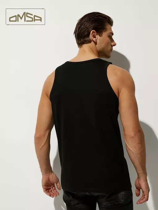 Майка мужская omsa u1103 nero, , 52(2XL), OMSA, - 3
