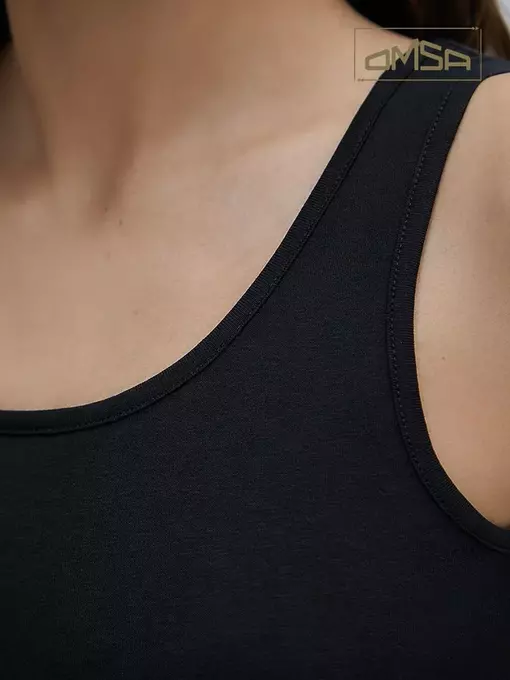 Майка женская omsa d1101 nero, , 44 (S), OMSA, - 4