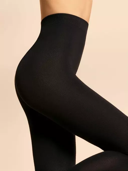 Колготки innamore cotton 400 nero, , 3, INNAMORE, - 3