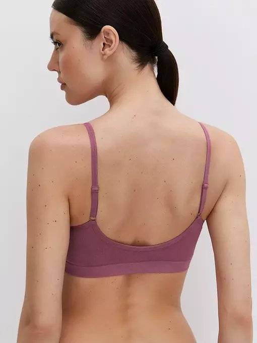 Кроп-топ на тонких бретелях omsa cotton 1111s sherbet, , 46 (M), OMSA, - 5